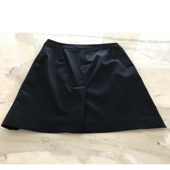 THEORY NAVY PINSTRIPE SKIRT 4 NWOTS! - Picture 8 of 13